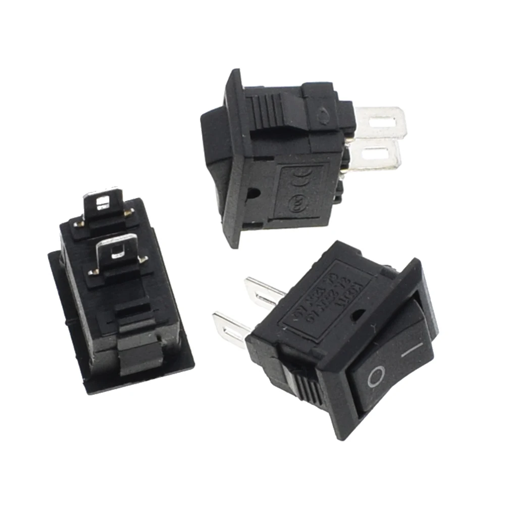 10 шт. 10*15 мм SPST 2PIN ON/OFF G130 клавишный переключатель для лодки KCD11 3A/250V автомобильный