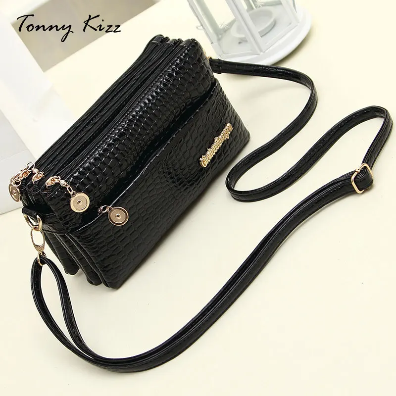 Tonny Kizz small crossbody bags for women large capacity shoulder alligator prints luxury messenger designer clutch | Багаж и сумки
