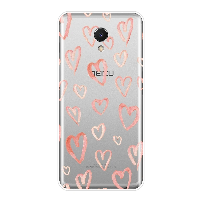 Задняя крышка для Meizu M2 M3 M5 M6 Note милый мягкий силиконовый чехол M6S M6T M5C M5S M3S