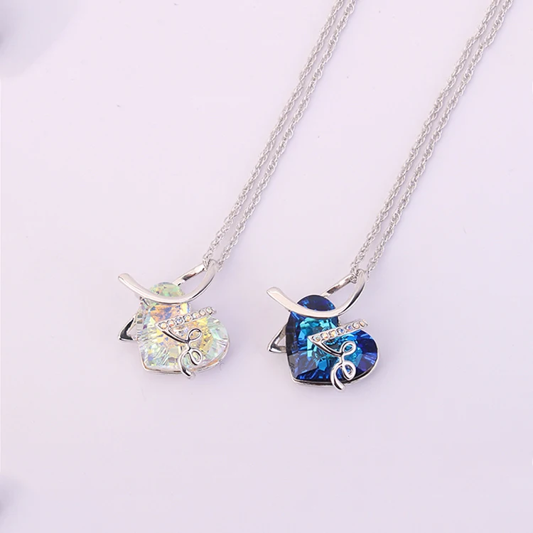 Malanda модный бренд большой классический кристалл в форме сердца от Swarovski любовь из