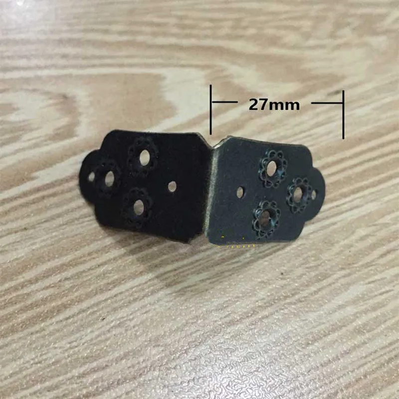 Furniture Fittings Vintage Decor Corner Bracket for Jewelry Gift Box Wood Case Feet Leg Pattern Carved Protector 12Pcs | Обустройство