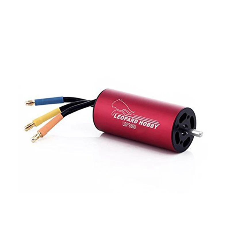 Leopard хобби LBP2860 бесщеточный 4 полюсный Бессенсорный двигатель 2860 2730KV 3400KV для