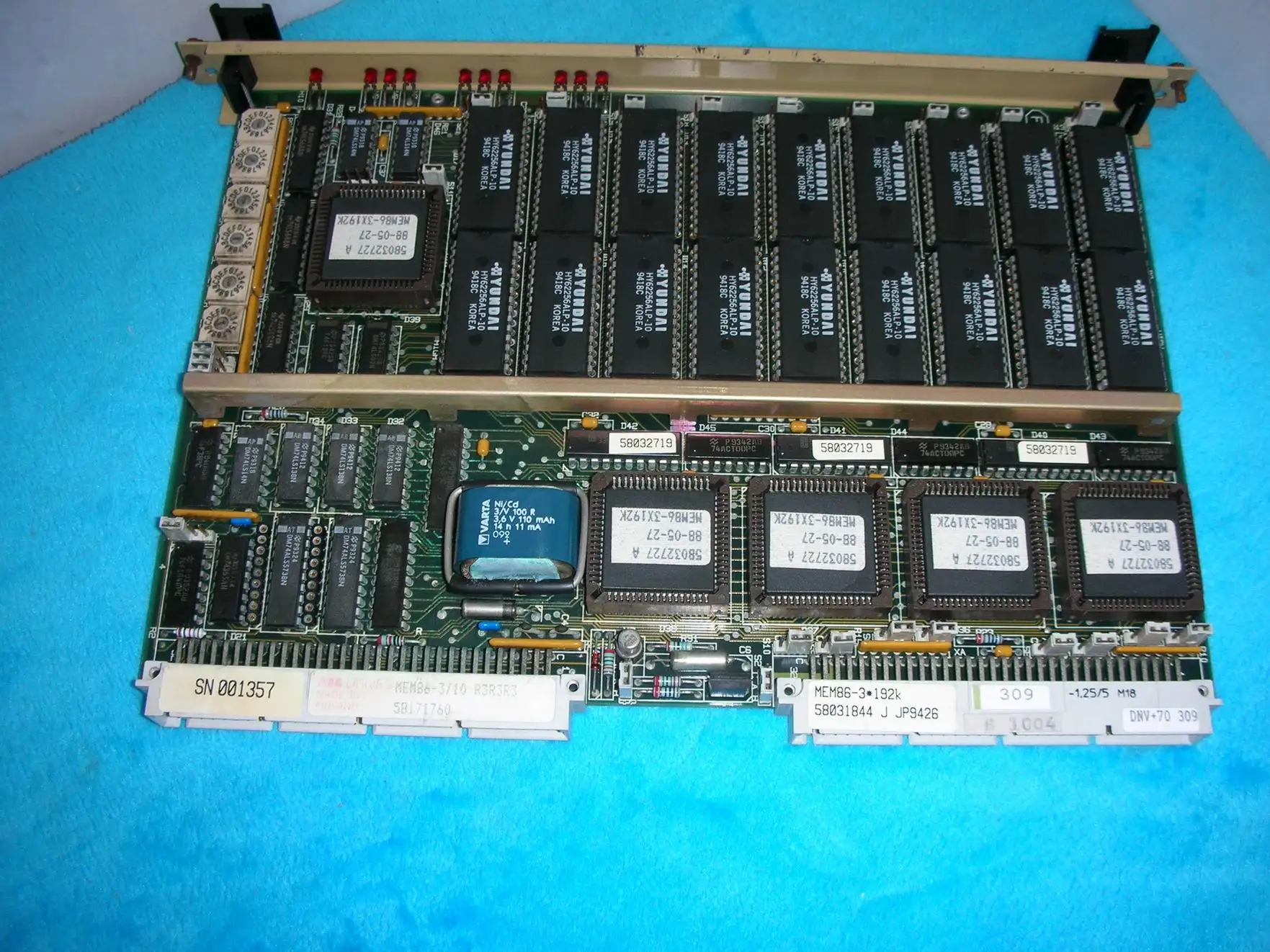 MEM86-3X192K /5761639-3F /58031844 J /58171760 ABB |