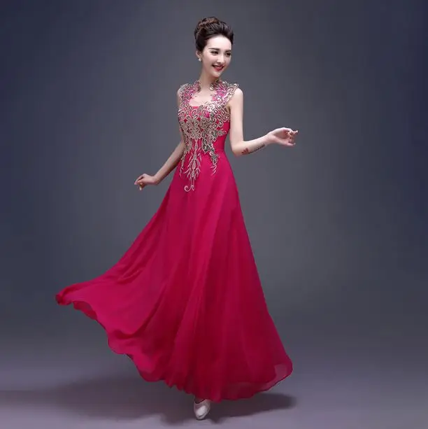 rose Red Халат demoiselle d'honneur распродажа сексуальные V шеи с рукавом-крылышками А-силуэт бирюзовое Королевское, голубое, розовое длинные платья подружек невесты Плюс Размер - Цвет: rose Red