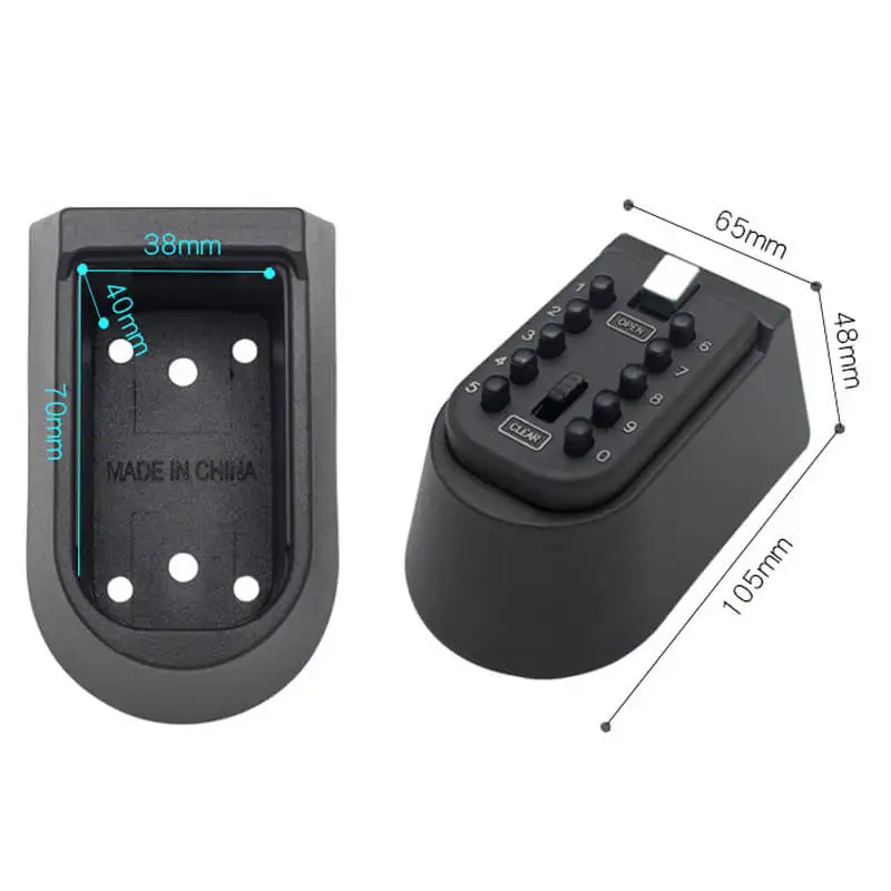 Mini Password Hidden Safe Box The Housekeeper Money key Secret Stash Security Deposit Cash Coffer Cache Strong | Безопасность и