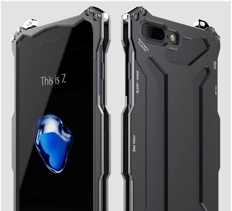 Новый r-just для apple 7 плюс оболочка iphone7plus до борьба границы iphone7 металла три