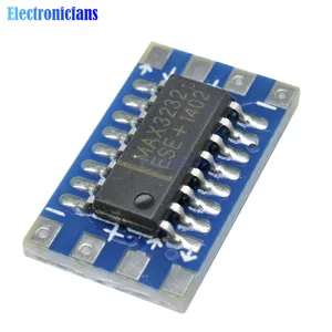 10PCS Serial Port Mini RS232 to TTL Converter Adaptor Module Board MAX3232 115200bps