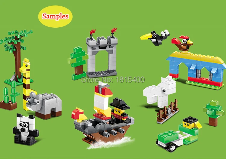 625 шт./лот детские игрушки сделай сам развивающие строительные блоки совместимые