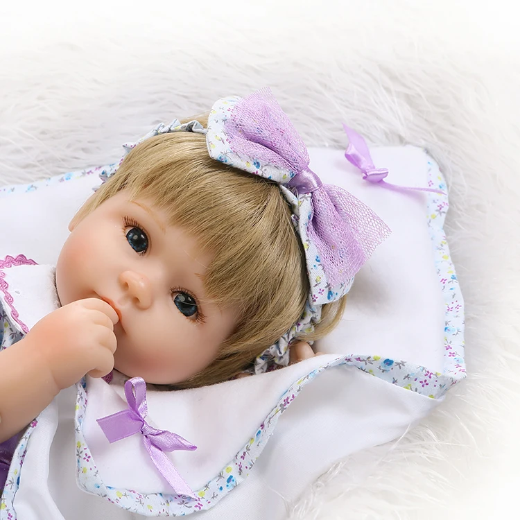 40 см реалистичные силиконовые куклы reborn bebe alive оптовая продажа Креативные Куклы