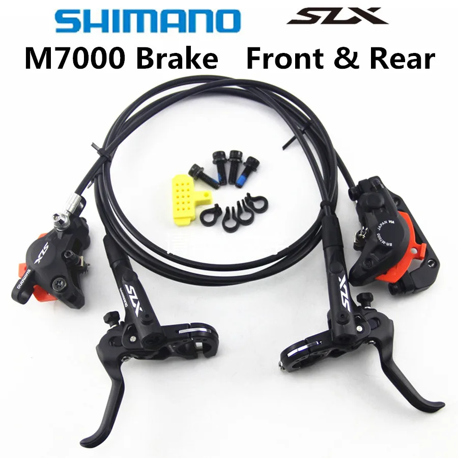 SHIMANO DEORE SLX M7000 Тормоз MTB велосипедный тормоз Hidraulic диск Brakis горный велосипед BR BL-M7000 800 мм/1500 мм левый и правый