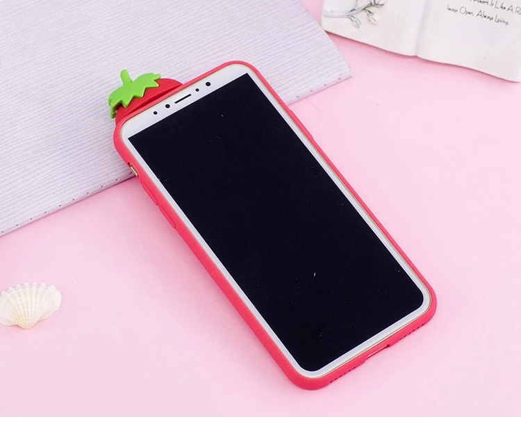 3D чехол для iPhone 6, 7, 8 plus, чехол, панда, единорог, фрукты, фламинго, чехол для телефона s, для iPhone 5S, 5, SE, чехол для iPhone X, чехол
