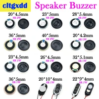 cltgxdd 1w 2w 8r magnetic speaker player horn 20 23 28 32 36 40 mm mini loudspeaker buzzer for cell phone radio game console