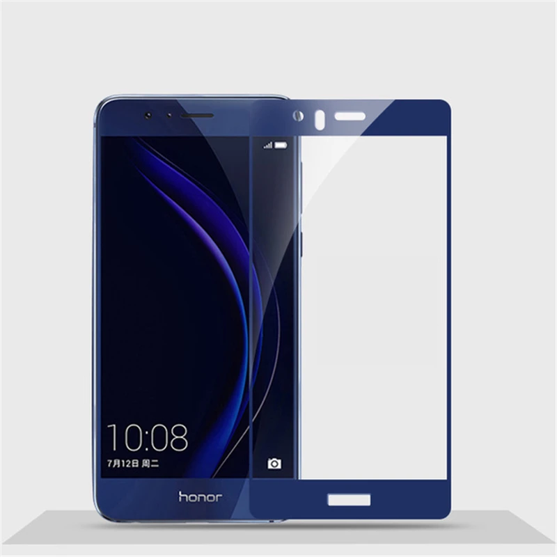 blue Закаленное стекло для huawei honor 8 Защитное стекло для экрана honor 8 pro lite 8x защитная пленка glas honor 8 8lite светильник 8pro 8 x - Цвет: blue
