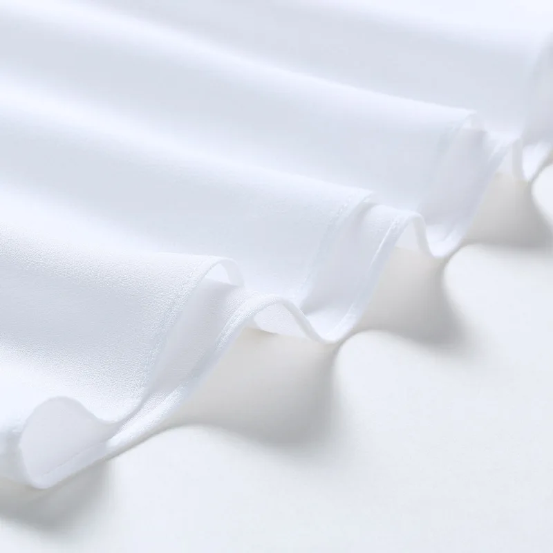 Блузка женская белая с длинным рукавом и бантом | Женская одежда