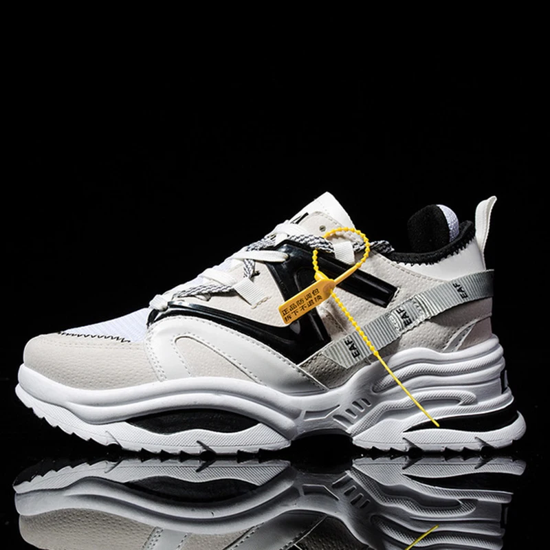 SHOEMER unisex couple shoes men and women casual increased 6CM Harajuku breathable sports on foot | Обувь