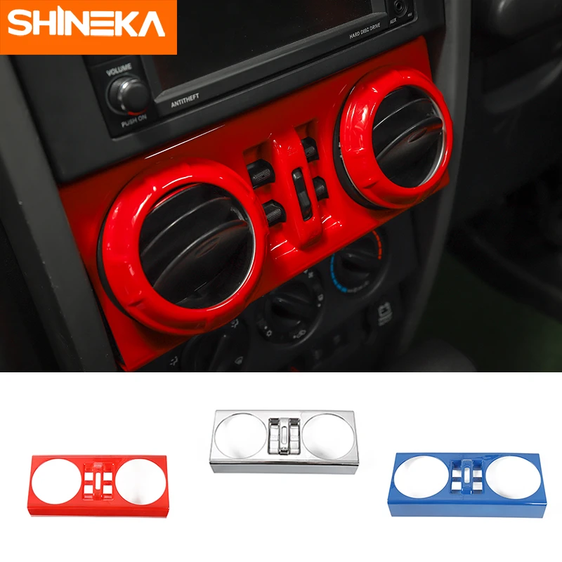 SHINEKA аксессуары для интерьера Jeep Wrangler JK 2007 2010 автомобильный переключатель окна