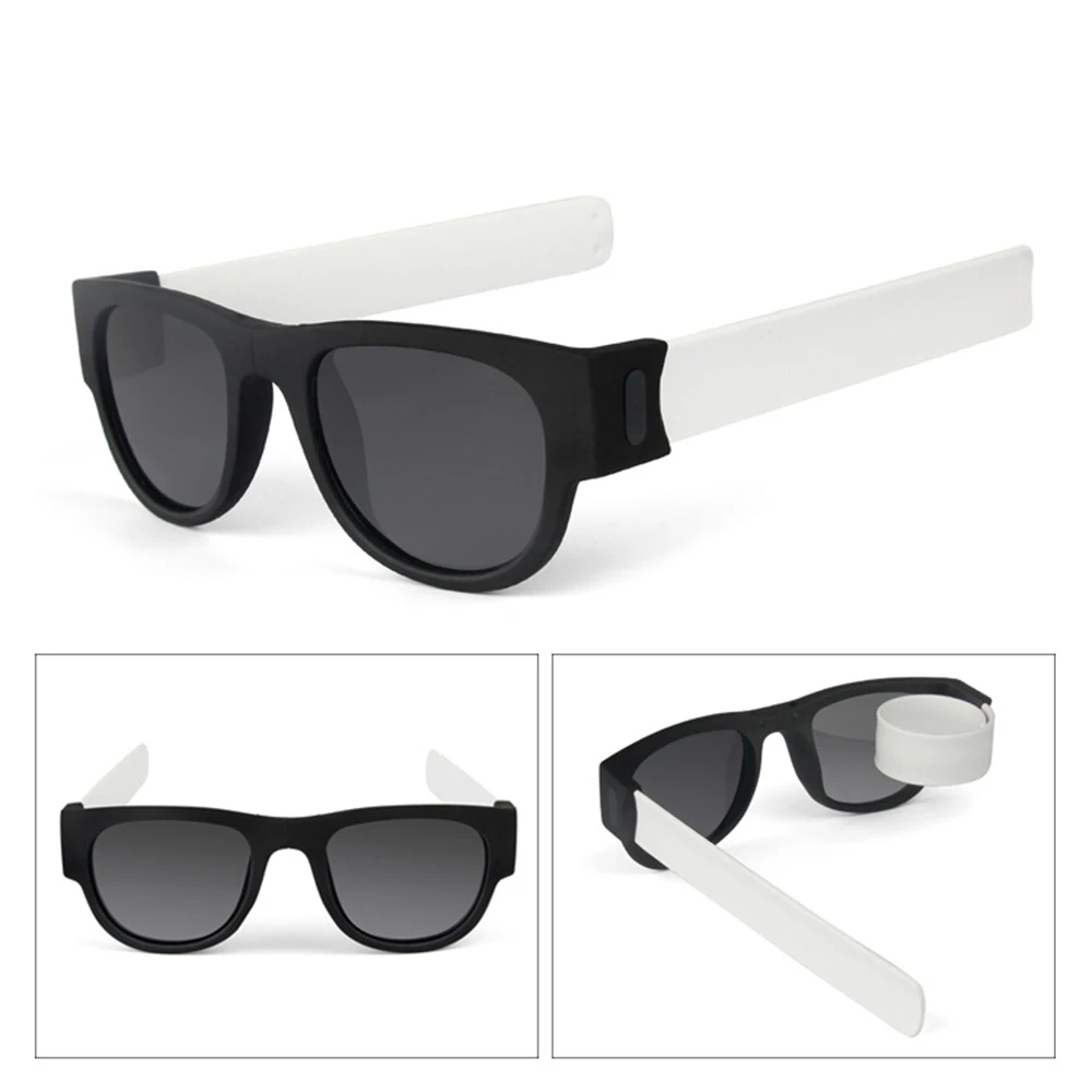 Поляризационные складывающиеся солнцезащитные очки женские Сланцевые с