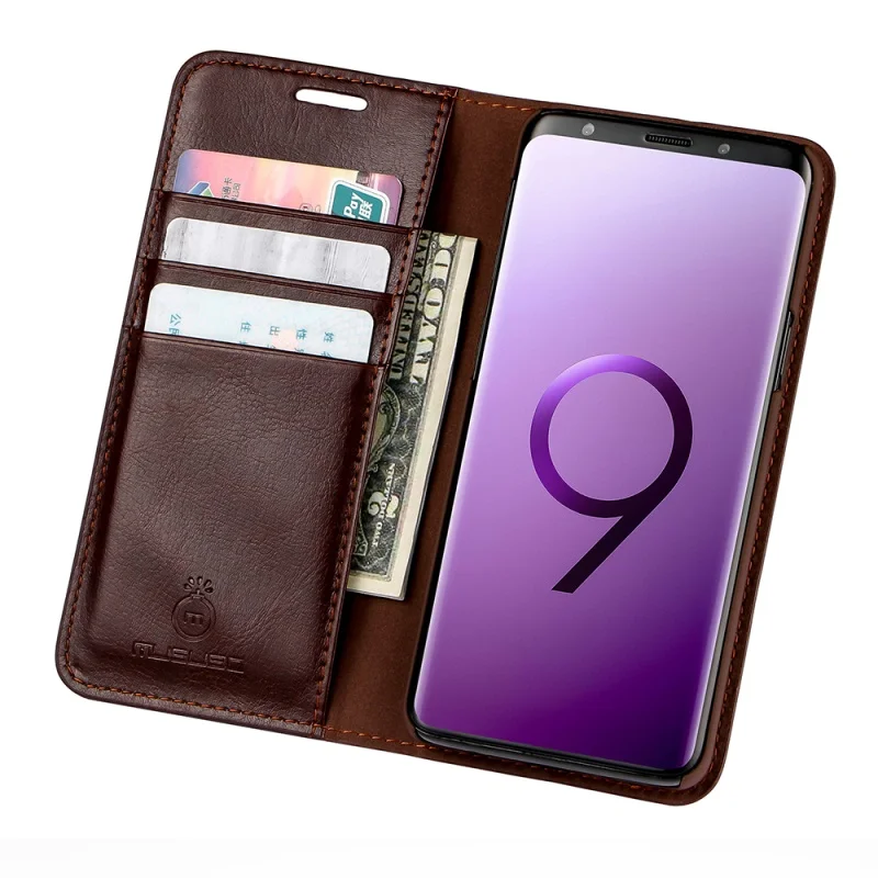 Роскошный чехол Musubo для Samsung Galaxy S20 Ultra S10e S10 + Plus Кожаные чехлы с картами S9 S8