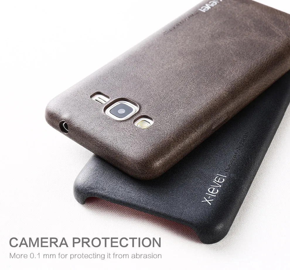 Для samsung Galaxy Grand Prime G530 чехол для телефона X Level кожаный ультра тонкий защитный