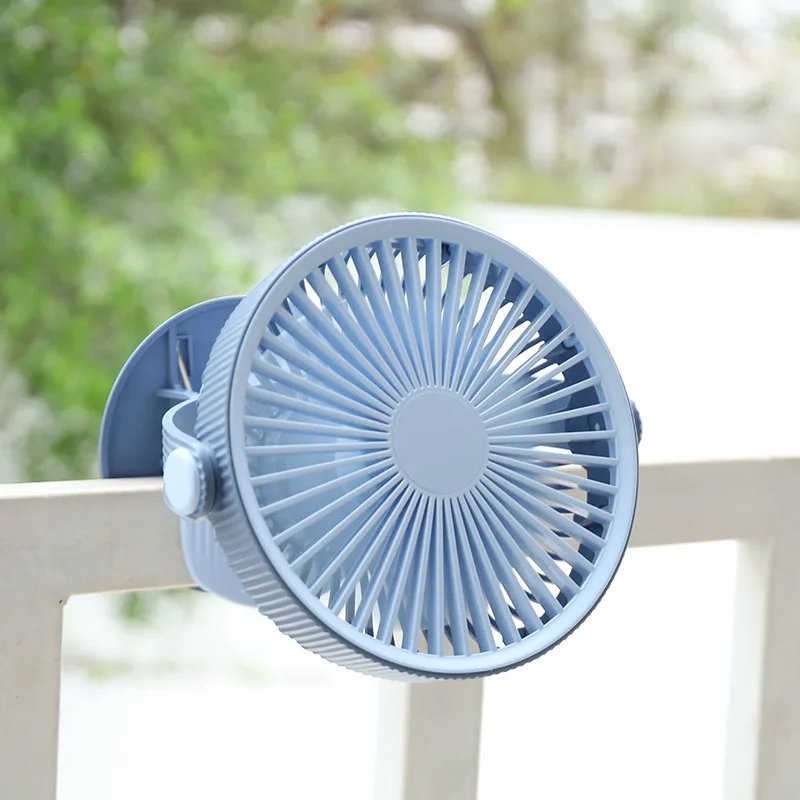 DHaws 360 градусов вращения Mini USB перезаряжаемые Air Cooling вентилятор с зажимом