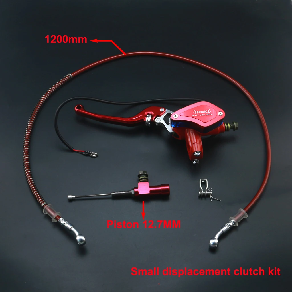 1hose1brake1clutch Универсальный рычаг тормозного насоса мотоцикла с регулируемой ручкой гидравлический насос сцепления Главный цилиндр гоночный для Yamaha Kawasaki HONDA - Цвет: 1hose1brake1clutch