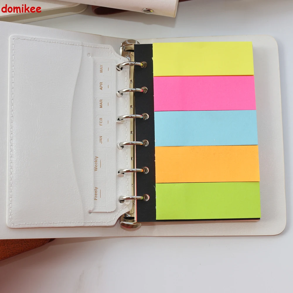 Новинка 2018 классический кожаный офисный и школьный блокнот на спирали с 6