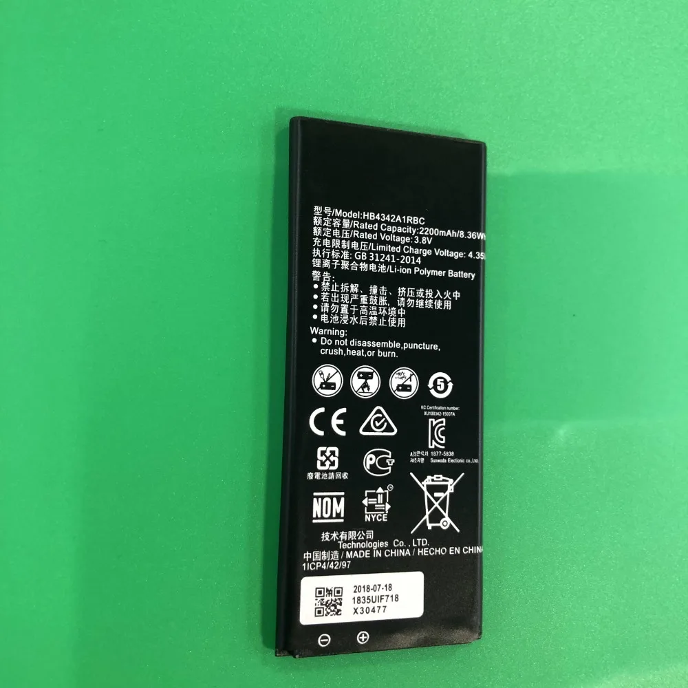 Новый аккумулятор HB4342A1RBC для huawei Y 5ii/Y5 II Y5 2 CUN U29 L21 L01 Y6 Compact/Honor 5A LYO