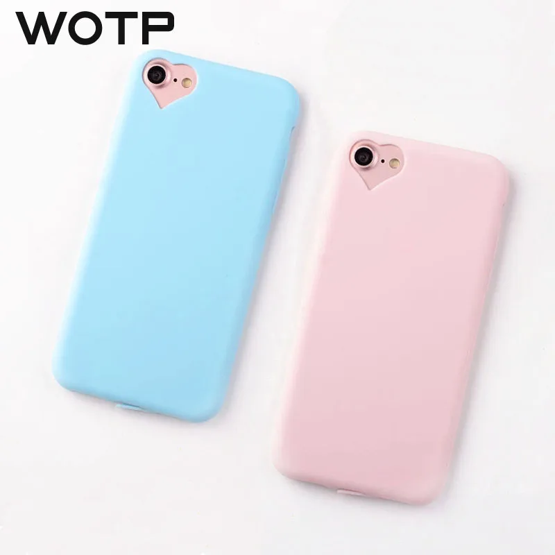 WOTP мягкий чехол для телефона ярких цветов iPhone 5 5S se 6 S 7 8 Plus X милый из