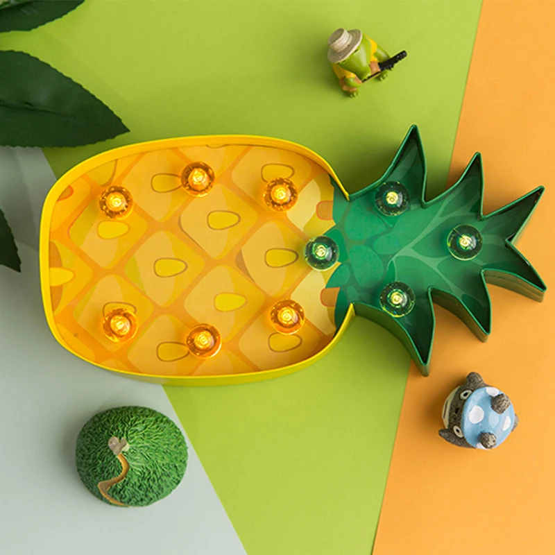 Ночной 3d светильник в виде ананаса ROPIO настольная лампа с регулируемым