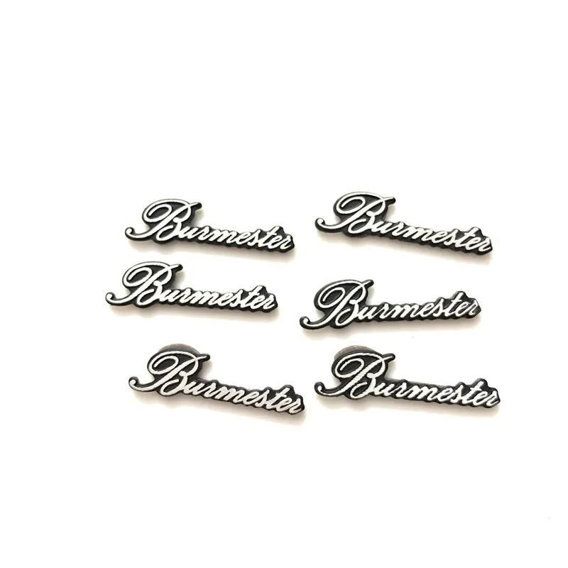 Автомобильные наклейки Burmester 6X, наклейка на аудио динамик, украшение интерьера автомобиля, Аксессуары 29x8 мм