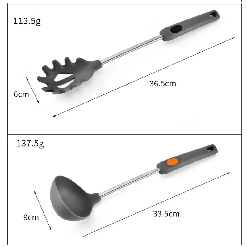 6 шт. силиконовых кейсов Кухня посуда Пособия по кулинарии набор инструментов для
