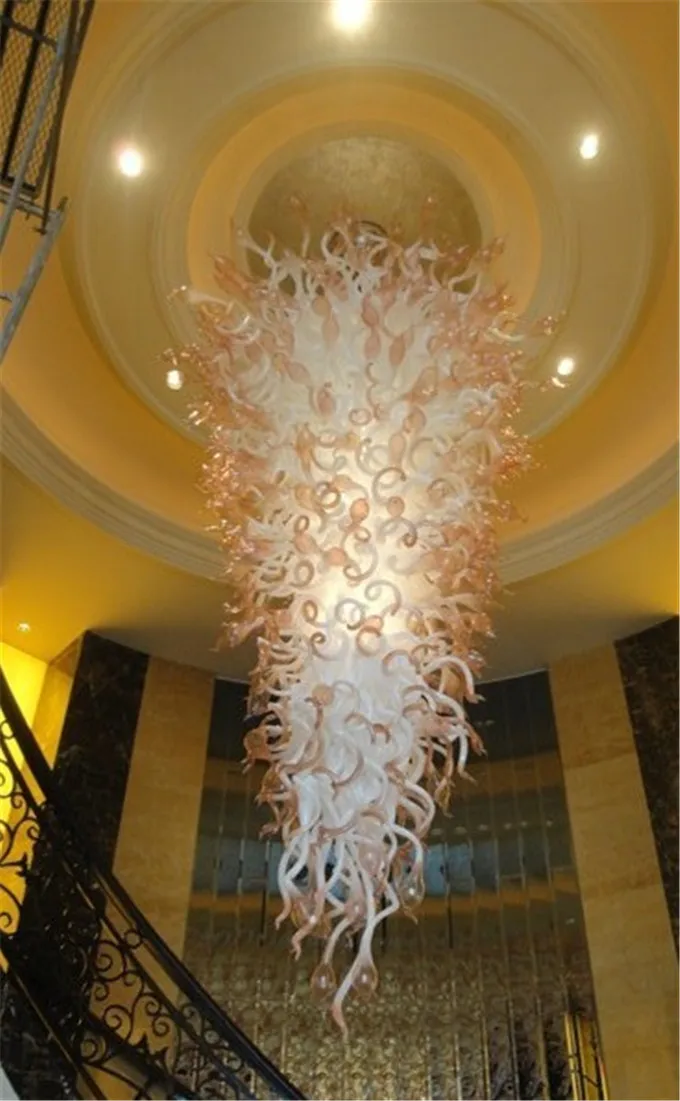 

Decorating Modern Stair Chandeliers Ceiling Lamps for Home Art Glass Chandelier Large Lighting