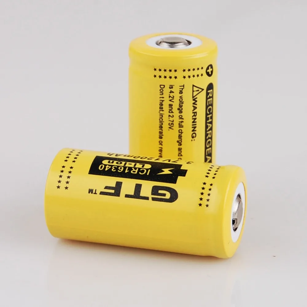 1 шт. Cr123a 3 7 v 1200mah 16340 защищенная литий ионная аккумуляторная батарея для