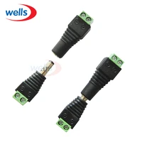 5 pairs dc connector male female 5 5x2 1mm for led strip light cctv camera jack adapter connector power plug adapter plug socket