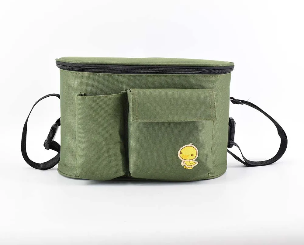 Dark Green Duck Детская подвесная корзина, сумка для коляски, дорожная сумка для подгузников, сумка для хранения подгузников, сумка для кормления, аксессуары для коляски - Цвет: Dark Green Duck