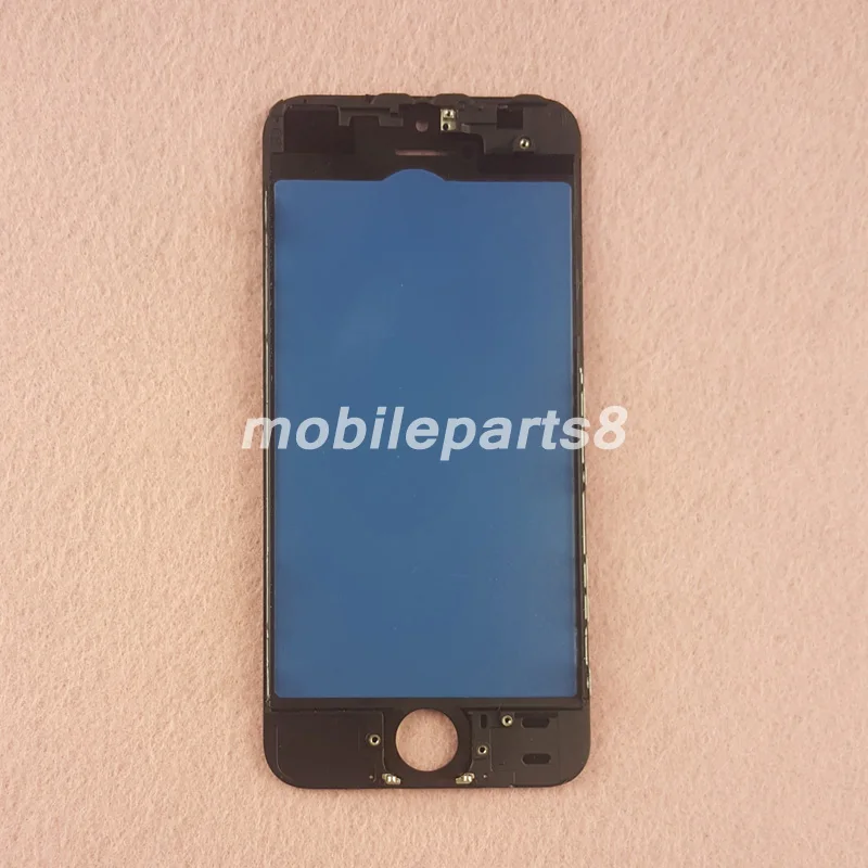 100 шт./лот DHL Бесплатная доставка Стекло с рамкой для iPhone 5C спереди Экран внешний
