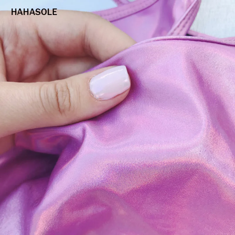 Сексуальный слитный купальник HAHASOLE для женщин лето 2019 пляжная одежда женский