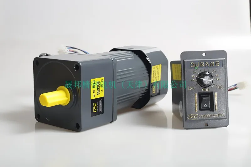 60 Вт 220 В AC редукторный двигатель/редукторный двигатель 5IK60RGN-CF | Обустройство дома
