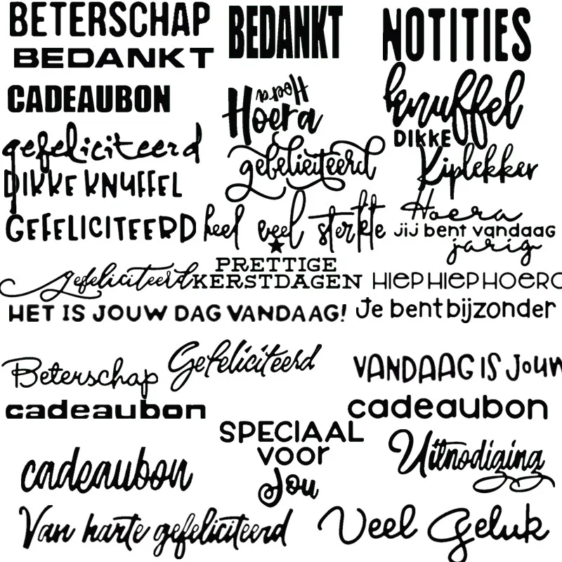 Голландский удачи особенно для вас металла резки штампы трафареты DIY