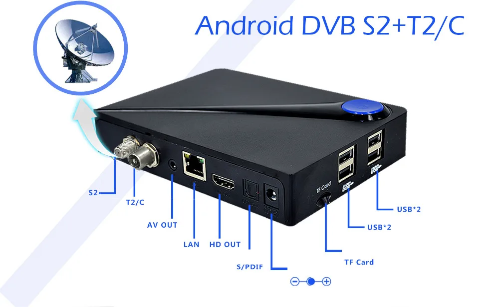 Magicsee C300 Pro Amlogic S912 Восьмиядерный ТВ приставка 2+ 16GB Android 4K Смарт ТВ приставка DVB-S2 DVB-T2 кабель 2,4G WiFi смарт медиаплеер