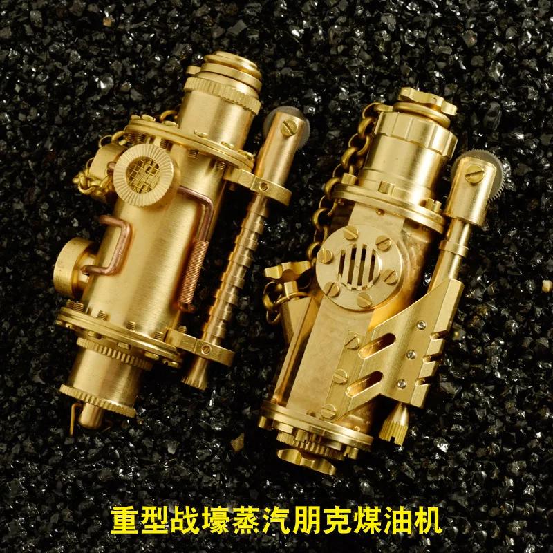 Тяжелые траншеи steampunk Ретро керосиновая медная зажигалка индивидуальные