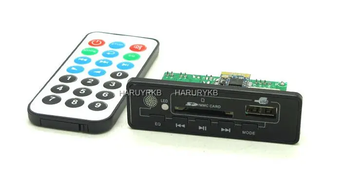 Модуль усилителя ресивера Bluetooth 3 0 EDR mp3 декодер аудиоплата с усилителем Вт + 5 В AUX FM