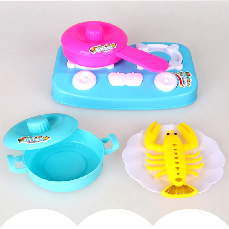 Набор игрушек для кухни "Дети готовят еду" для ролевых игр и обучения детей.