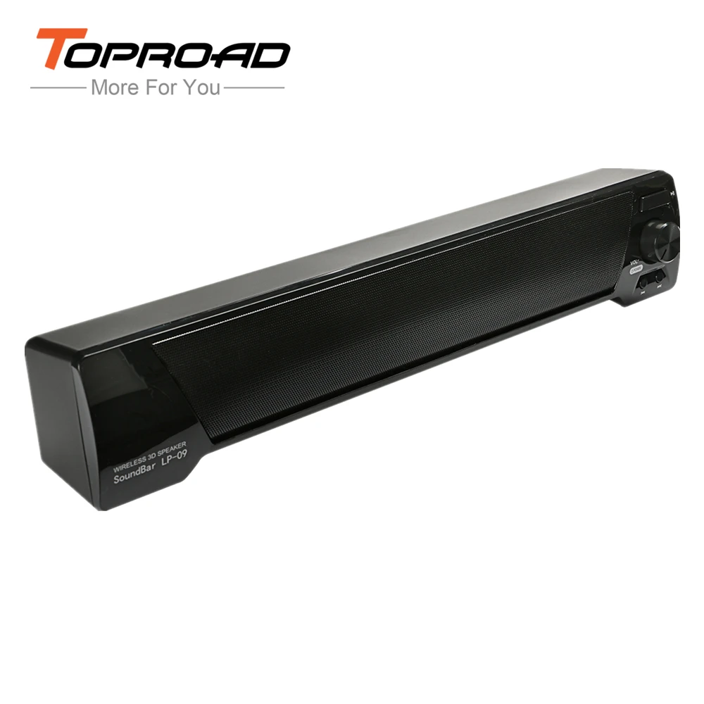 TOPROAD LP 09 Bluetooth динамик 3D Саундбар беспроводной HIFI сабвуфер s TF AUX USB FM Boombox Altavoz для