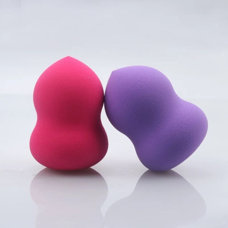rose purple Brainbow 2 шт./лот в форме тыквы Мягкая косметическая губка для макияжа гладкая основа для макияжа Губка используется для влажной и сухой красоты Инструменты - Цвет: rose purple