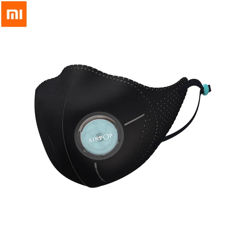 1 Black Xiaomi Mijia Airpop светильник на 360 градусов, воздушная одежда PM2.5, анти-Дымчатая маска для лица, регулируемое крепление для ушей, удобные маски для лица - Цвет: 1 Black