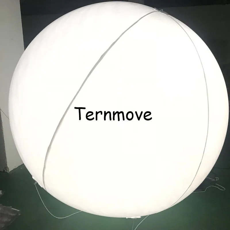 Светодиодные воздушные шары диаметром 2 м гигантские надувные гелиевые для