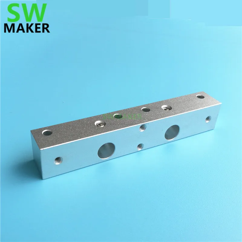 1 шт. Wanhao Дубликатор 4 3d принтер MK10 двойной экструдер монтажный блок|extruder mount|heating