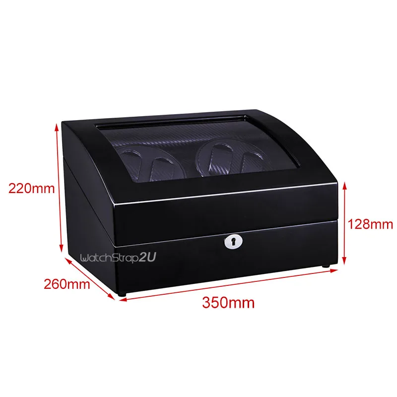 4 + 6 заводчик для часов автоматический поворот часы хранения Дисплей Дело Box Slient