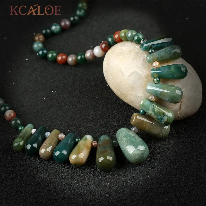 Ожерелье KCALOE Statement Chocker зеленое ожерелье с воротником модные украшения ручной